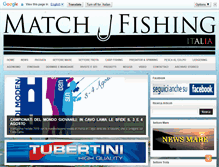 Tablet Screenshot of matchfishing.it